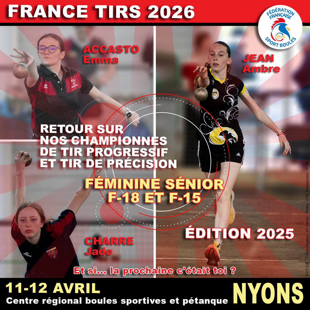 FRANCE TIRS 2026 À NYONS : J-4