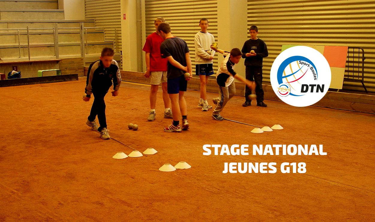 STAGE NATIONAL JEUNES G18
